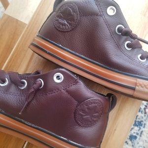 Converse Brown Leather Chuck Taylor Junior